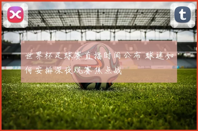 世界杯足球赛直播时间公布 球迷如何安排深夜观赛焦点战