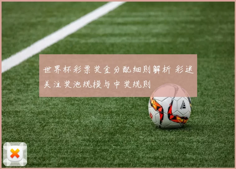 世界杯彩票奖金分配细则解析 彩迷关注奖池规模与中奖规则