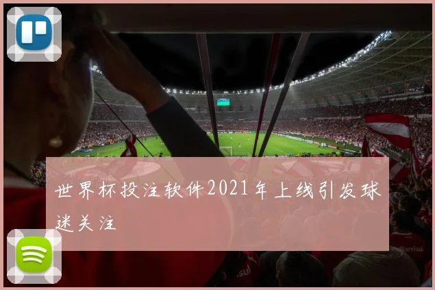 世界杯投注软件2021年上线引发球迷关注